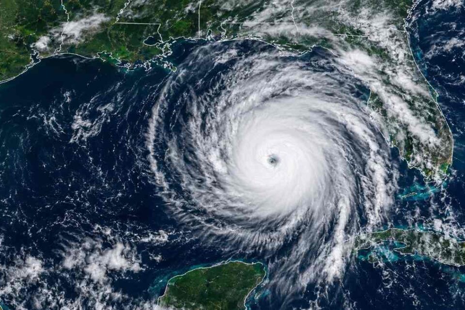 Tropical Storm Isaias over Gulf of Mexico